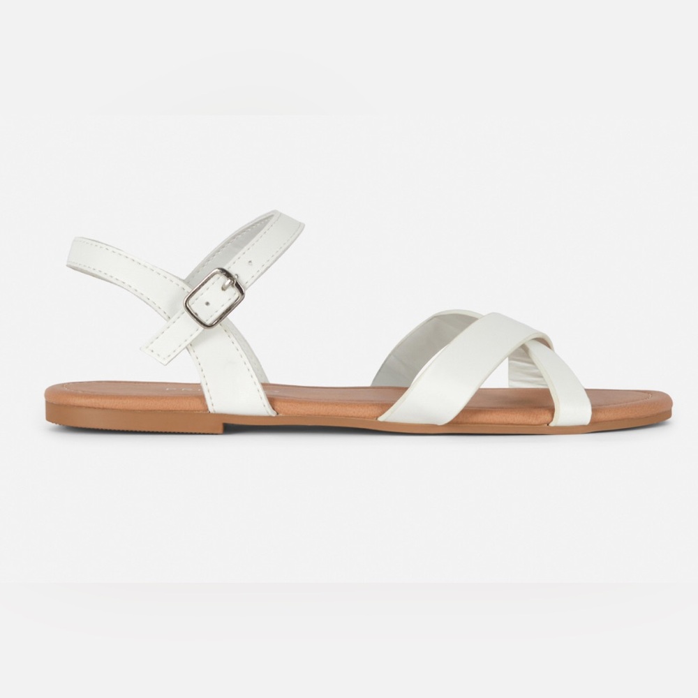 Primark - Girls White open toe sandals